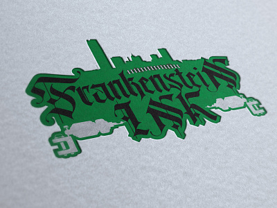 Frankenstiens Ink branding design graphic design logo tattoo tattoo shop