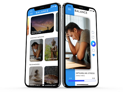 Balance - Meditation App Design