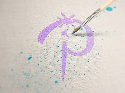 Imperfect Paint Logo brand design brand identity branding design graphic design logo logo design paint parties party