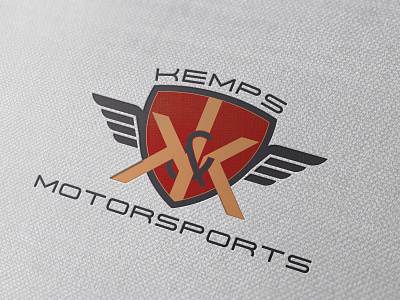 Kemps Motorsports Logo bike bike logo branding design graphic design logo motorbike motorsport motorsports logo
