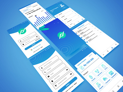 Mockup App Optimal app design flat ui ux