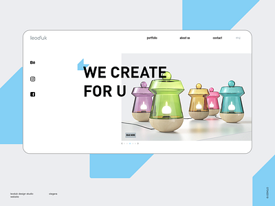 new website for Leod`uk Design Studio