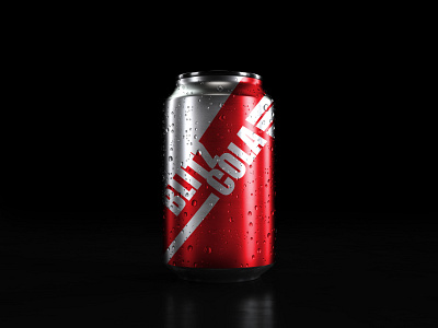 Blitz Cola Mockup01 cola