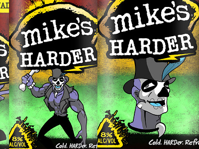 Mikes Hard Obeah Collection alcohol illustration mikes harder