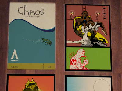 Chaos Issue 3 Page comic books graphic design illustrations