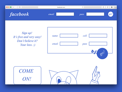 Facebook redesign bold brave conversion facebook landing page redesign
