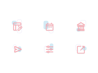 Icons set app design flat icon illustration minimal ui uidesign vector web website