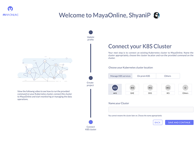 Connect K8s Cluster 1