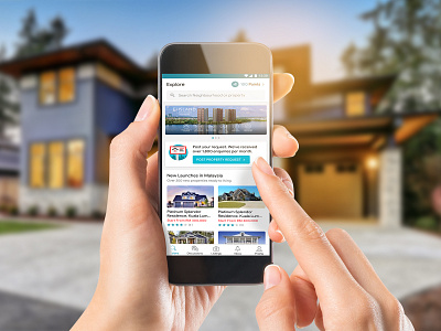 ProPropsocial App - TOP #1 Buy & Rent Property in Malaysia! design interaction design interface product property property marketing ui user experience user interface ux