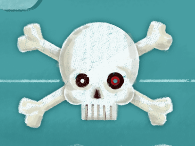 Jolly Roger bones illustration jolly roger pirate skull