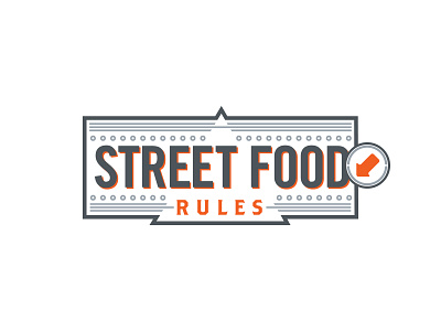 Street Food Rules Badge asian badge street food