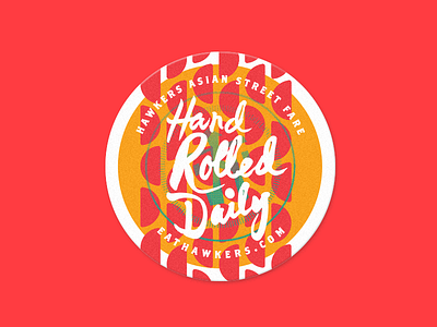 Hand Rolled Daily asian coaster dumpling hand rolled