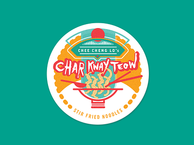 Chee Cheng Lo's asian char kwey teow coaster neon noodles