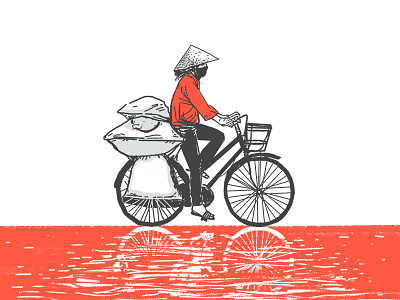 Pa Pa Whee Lee bikecycle illustration
