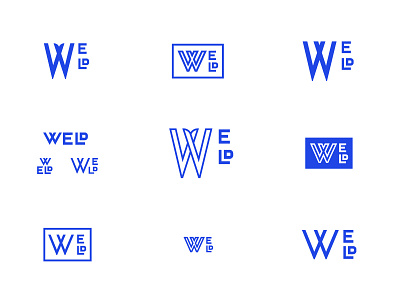 W.E.L.D. monogram typography