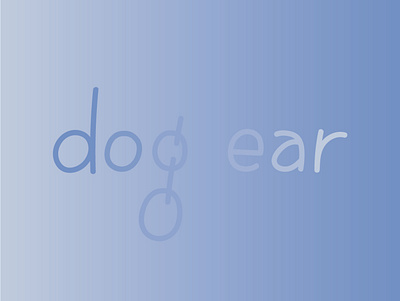 Dog Ear - A Library For Young Readers animals branding design graphic design illustration illustrator library logo monochromatic typography vector