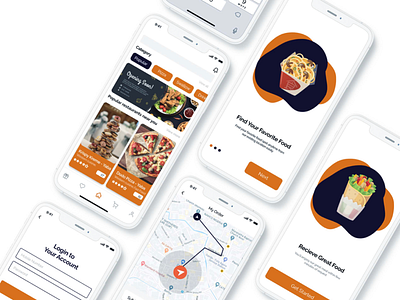 A food delivery App food delivery uiux user interface