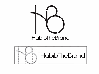 Logo design Using H+t+b brand identity logo design
