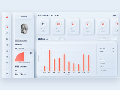 Musashi Al Startup - Neomorphism Design