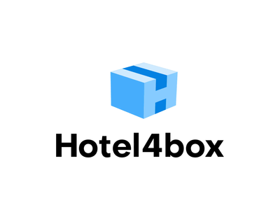 Hotel4box animation box delivery design hotel illustration international logo motion parcel vector way