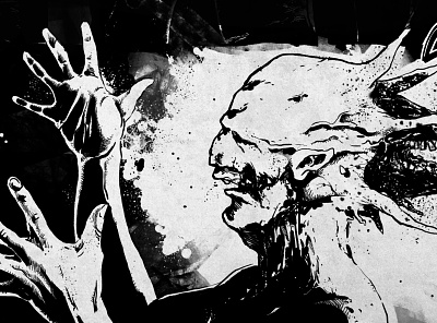 Horror art comic art comic book devil devils horror illustration