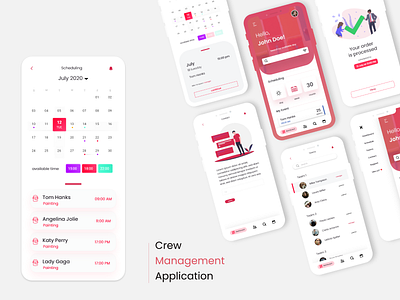 House Painting Customer Application - Mobile app business dashboard dashboard app design illustration mobile mobile app mobile app design order paint service service app services ui uidesign