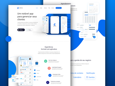 Landing Page SaaS - Mobile app