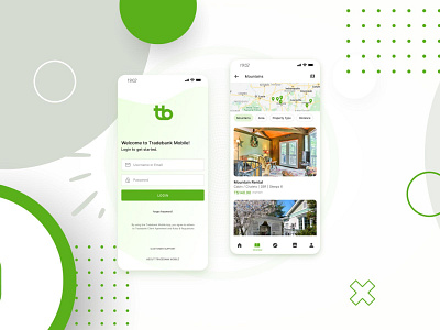 Tradebank Mobile Promotional Mockup app figma ui ux