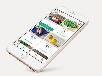 Relay Foods App Concept app cart chris food ios relay search shop stauffer ui ux