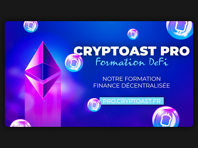 Cryptoast Pro - Thumbnail bitcoin blue crypto crypto currencies crypto currency cryptocurrencies cryptocurrency cryptos decentralized decentralized finance defi ethereum finance nft purple thumbnail thumbnails twitter youtube youtube thumbnail