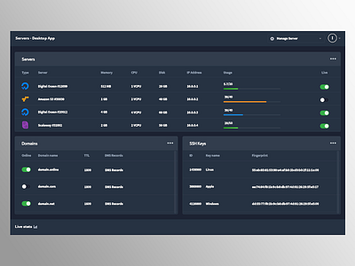 VPS Dashboard