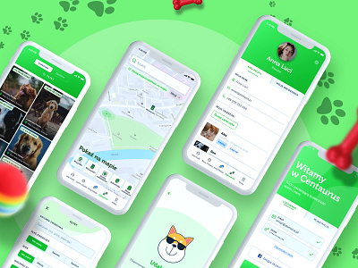 Mobile App Design - Centaurus animals branding card design design filters list log in map design mobile app mobile app design mobile app development mobile ui ui user profile