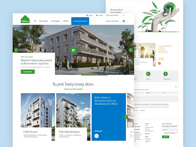 Website design - Homes by Skanska