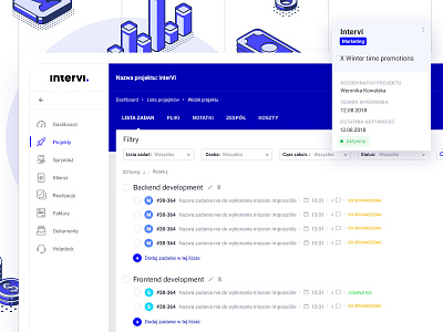 Project Tasks for InterVi – CRM