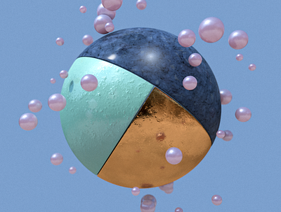 Abstract Balls 3d 3dart abstract balls c4d cinema4d muzli render