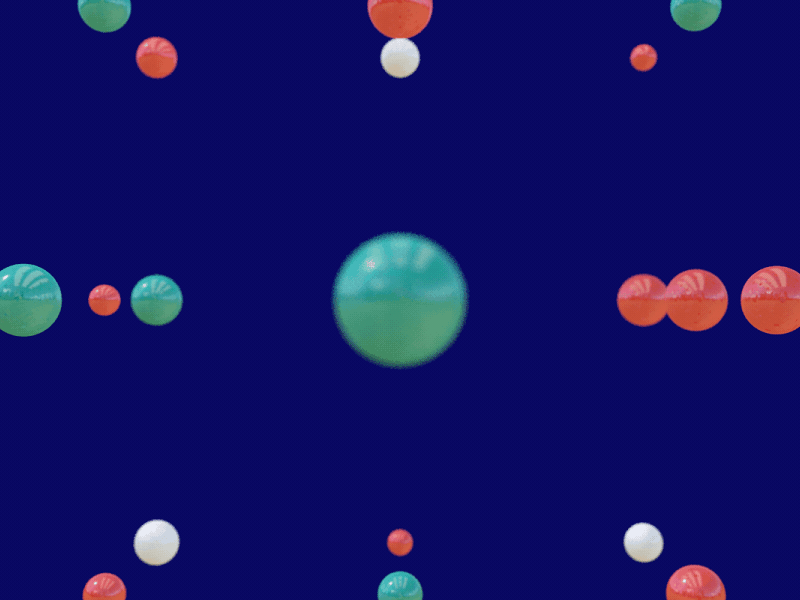 Cobli Attraction Balls 3d abstract animation balls c4d cinema4d motion reflection
