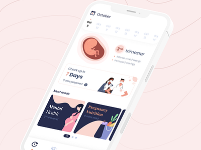 Pregnancy app concept