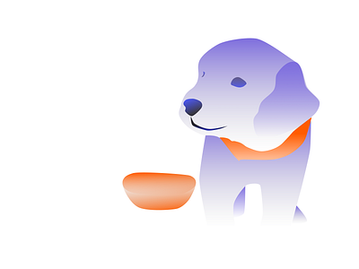 Dog design dog doggy illustration logo sitting ui ux web