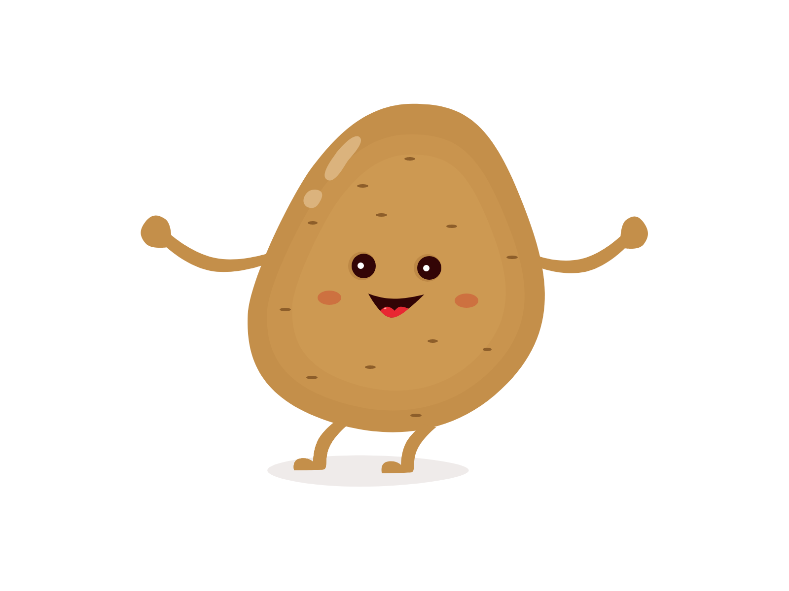 Rotten Potato by Mike L on Dribbble