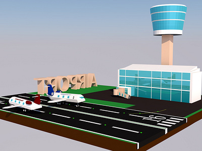 Low Poly Aiport