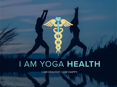 I Am Yoga Health brand brand design branding design logo logo design logo design concept