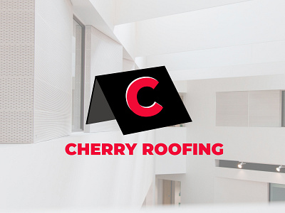 Cherry Roofing brand brand design branding design logo logo design logo design concept