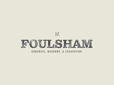 Foulsham Corp brand brand design brand identity branding design logo logo design logo design concept logotype logotype design vector wordmark wordmark logo