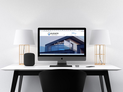 Elevate Electrical brand branding web web desgin website website design