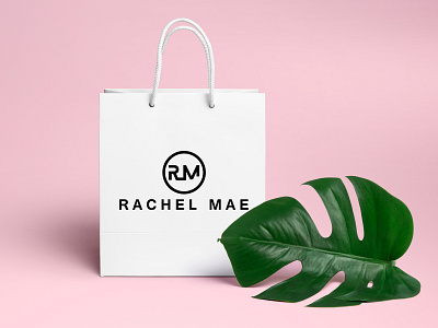 Rachel Mae brand brand design brand identity branding design logo logo design logo design concept logotype logotype design typography vector wordmark wordmark logo
