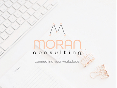 Moran Consulting brand brand design brand identity branding design logo logo design logo design concept logotype logotype design typography vector wordmark wordmark logo