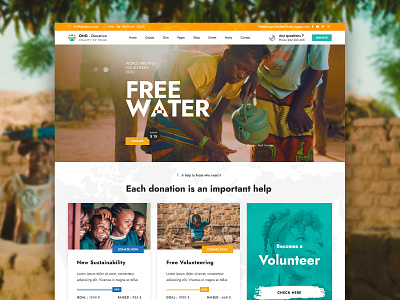 Charity Donation WordPress Theme charity covid crowdfunding donation donations environment foundation fundraising help medical research ngo non profit nonprofit support volunteering