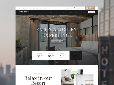 Hotel WordPress Theme accommodation apartment bed and breakfast booking chalet hostel hotel hotel wordpress theme reservation rooms themeforest travel