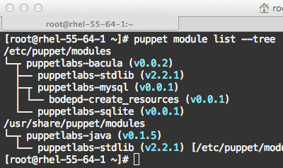 Puppet Module Tool (Implementation) cli finished terminal