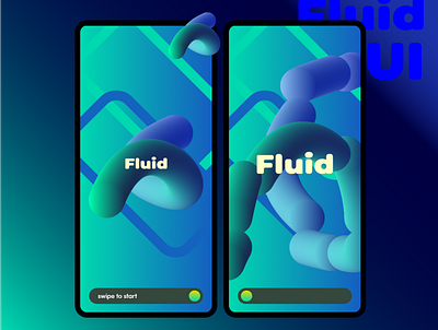 fluid ui 3d adobe xd digital product design gradient ui ux vector vector art
